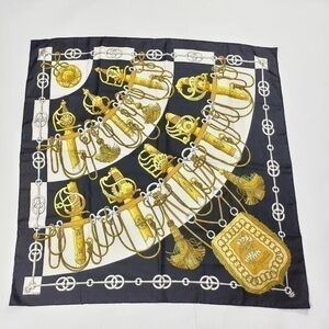 HERMÈS "Cliquetis" scarf by J. Abadie, created in 1972